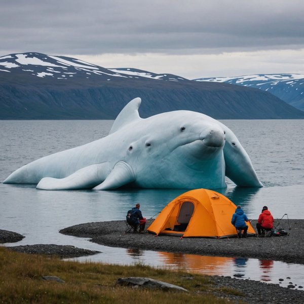 Comment organiser un camping pour une expédition d'observation des bélugas dans l'Arctique?